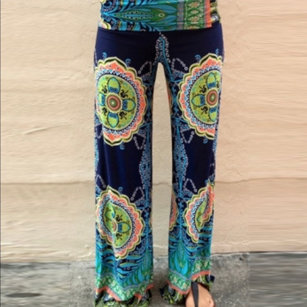Vicabo | Bohemian Print Pants, size XL - Picture 3 of 10